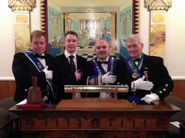 RWM with his Son and Installing Masters