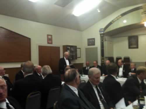  Director of Ceremonies starts of the toasts