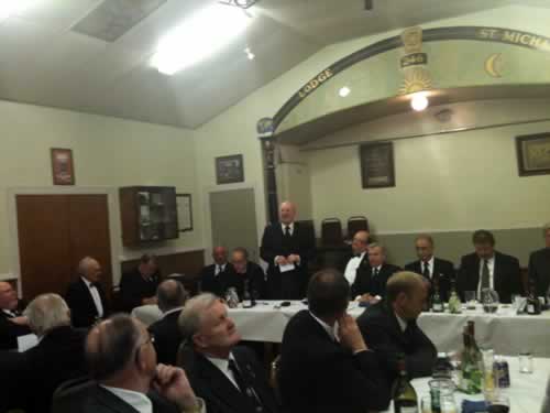 RW Depute Grand Master Replies to the toast to Grand Lodge of Scotaland