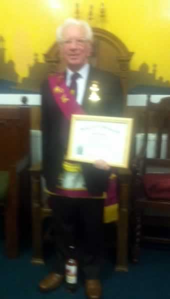 Bro McDonald with diploma