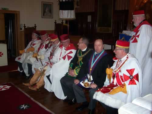 PGM and other guests sit for photo's