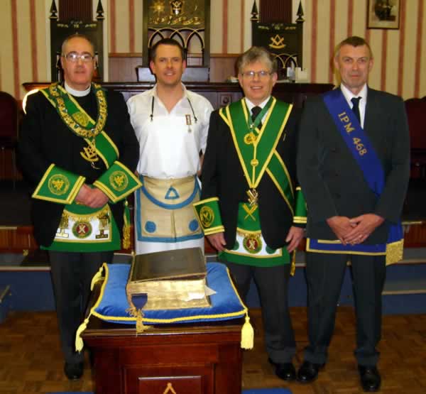 Bro. Hogg with PGM, PGS and IPM Bro. McKenzie